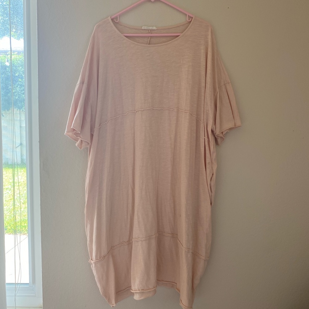 ROOLEE Ruth Blush Shift Dress